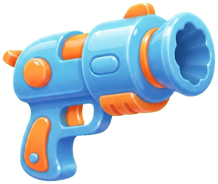 Blue Pistol toy blaster