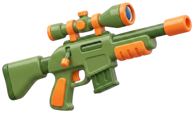 Green Sniper toy blaster