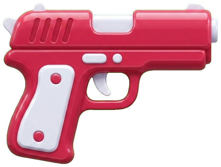 Red SMG toy blaster